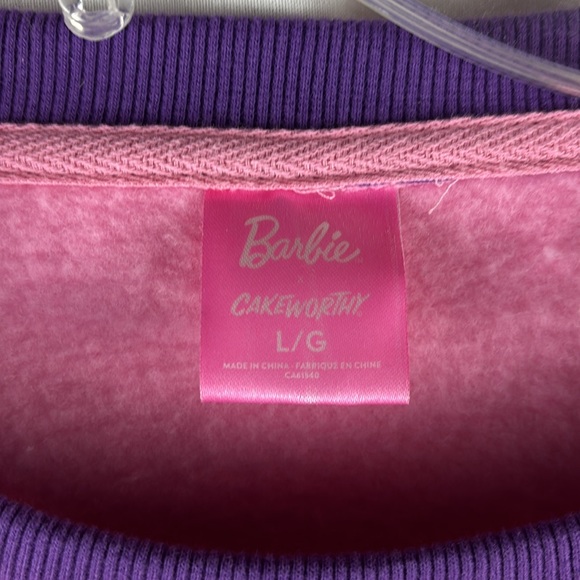 Barbie x Cakeworthy Crewneck Sweatshirt in Pink - Picture 3 of 5